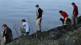 Waiting for the crabs to appear as dusk falls